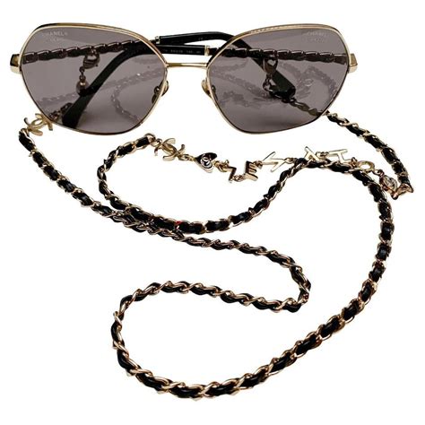 chanel purple shield sunglasses|chanel sunglasses with chain 2022.